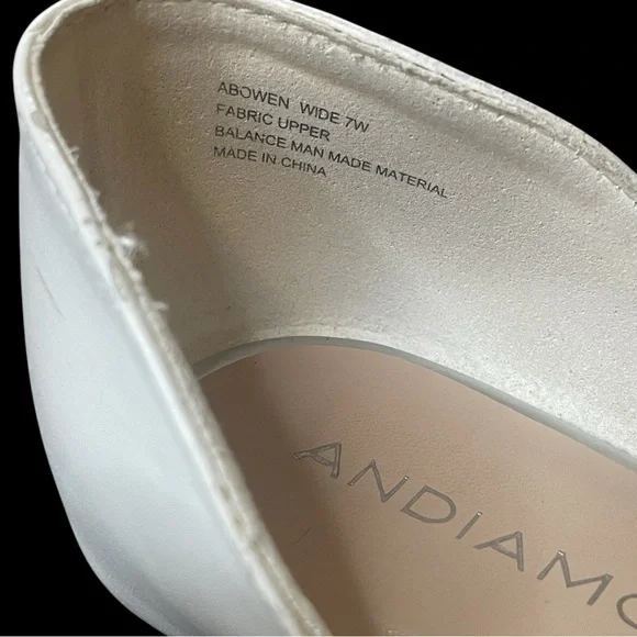 Andiamo White Embellished Heels for Special Occasions - Picture 3 of 4